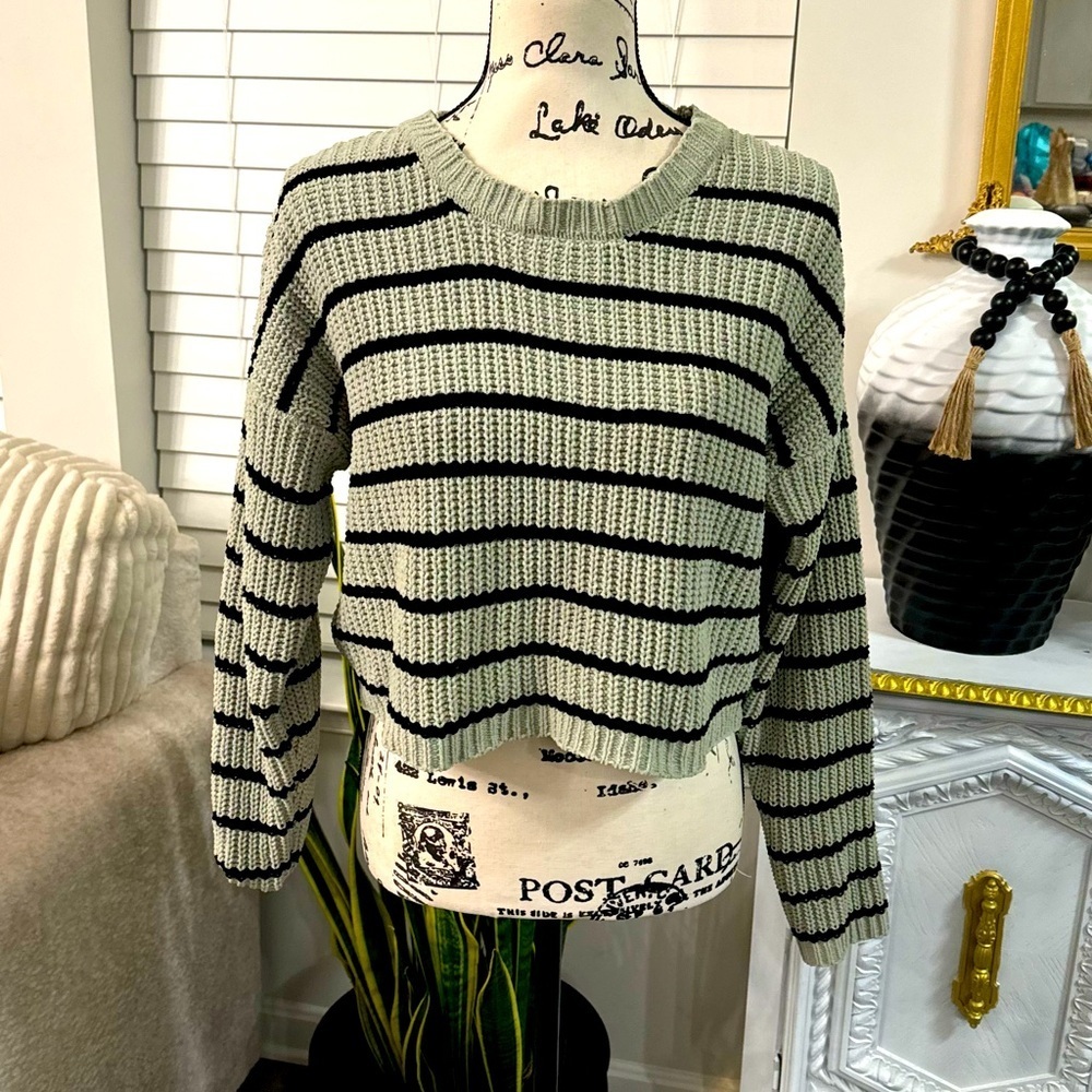 Striped Knit Sweater